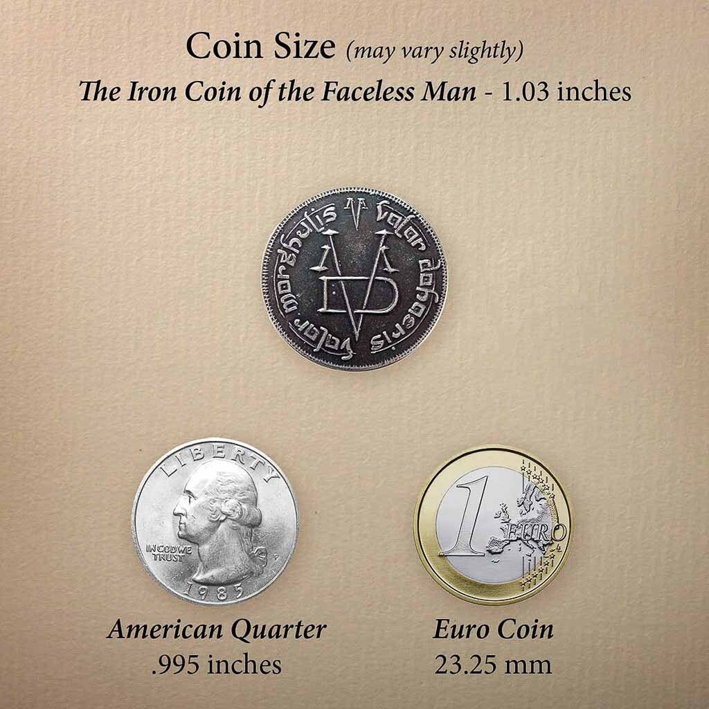 GOT Collectible GOT Faceless Man Iron Coin - Game Of Thrones Collectible  Bronze Coin Replica Faceless Man Iron Coin Collectible