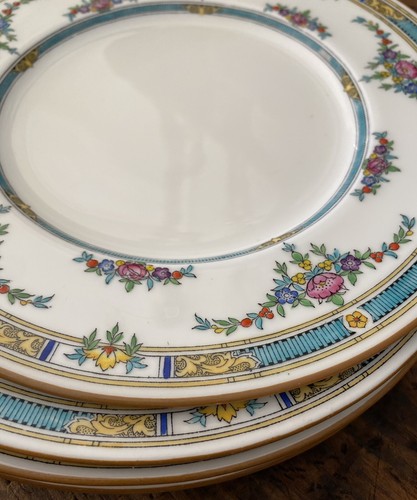 Piatti da pranzo Princess Pink Flower di Minton 9", set di 4, rari - HTF - Foto 4 di 7