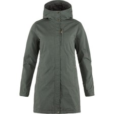 Fjallraven Kiruna Padded Parka Women's Winter Jacket, Basalt, Small