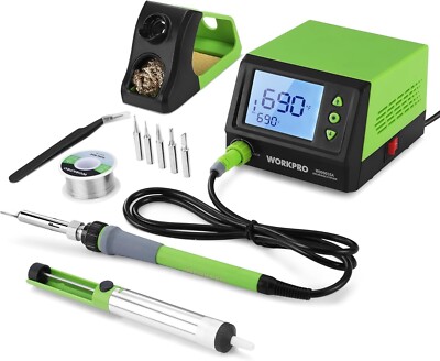 Workpro Digital Soldering Station Kit 2.9  LCD screen Durable