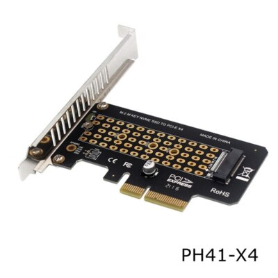 PCI-E 4.0 To M.2 NVME SSD Riser Expansion Card