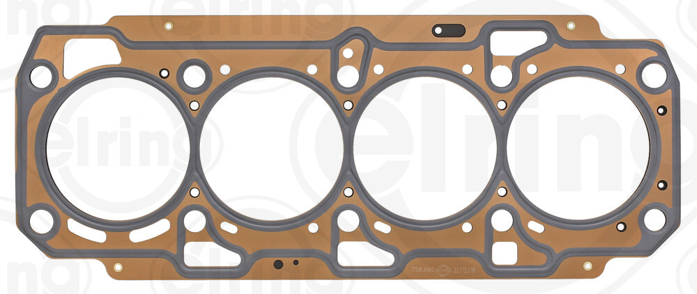 ELRING 758.680 Gasket, cylinder head for ALFA ROMEO,CHRYSLER,DODGE,FIAT,JEEP,LAN