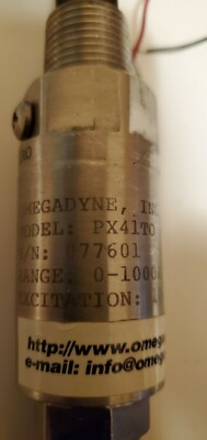 #ad Omegadyne PX41TO TH LVA Pressure Transducer 0 10K PSI $250.00