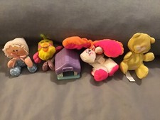 Vintage Smooshees Fisher Price Lot Dog Bear Bird Baby