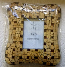 Vintage RAJ Collection  3" X 5"  Stand-Up Picture Frame