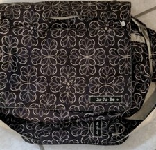 Jujube Diaper Bag black and gold licorice swirl. NWOT