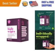 Hypoallergenic Aloe-Infused Body Wipes, 10 Count - Perfect for Sensitive Skin