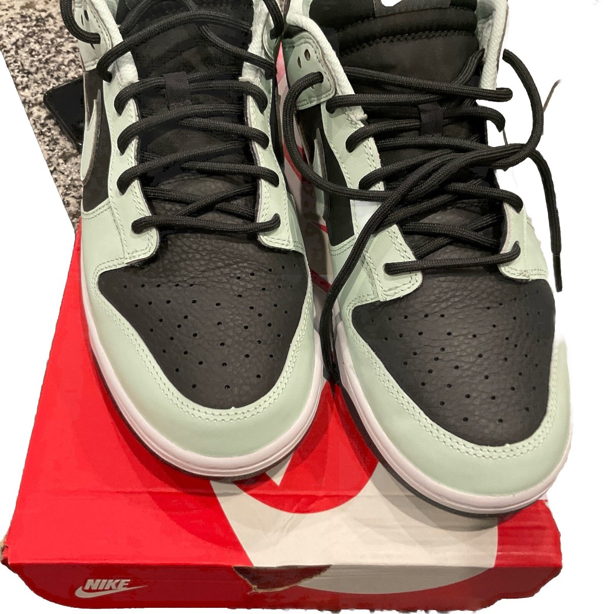 Nike Dunk Low Retro Prn Dark Smoke Grey Barely Green | eBay