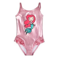 NWT Disney Store Ariel Swimsuit Little Mermaid many sizes Girls