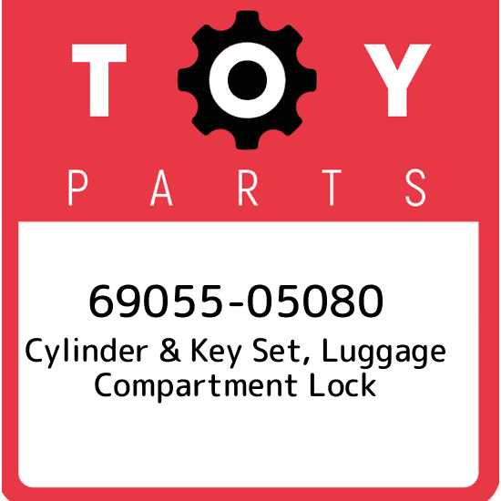 69055-05080 Toyota Cylinder & key set, luggage compartment lock