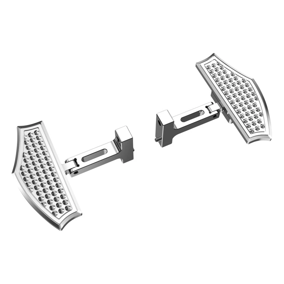 Advanblack Chrome Vengeance Rear Passenger Floorboards Fits Harley Tourings - Image 2 of 4