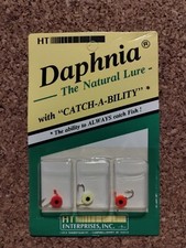 Vintage Carded Daphnia Fishing Lure / Jig by HT Enterprises