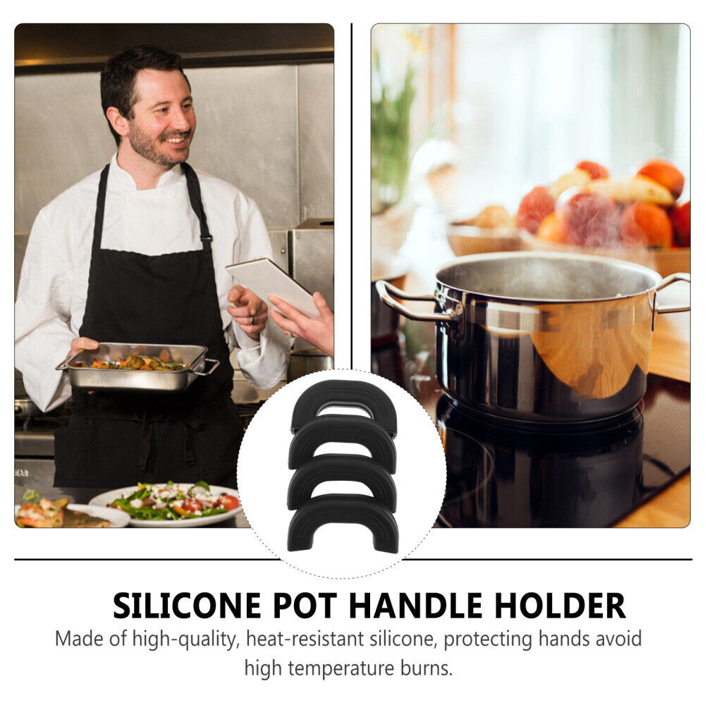 Pothot pan handle sleeve Holder Sleeve Silicone Handle Holder Pot Handle  Covers