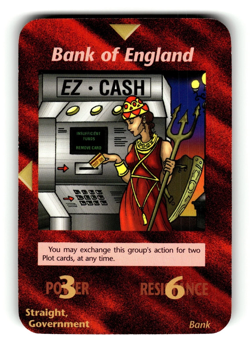 その他 Swiss Bank Account PSA9 INWO Illuminati: New World Order Rare Individual Collectible Card Game
