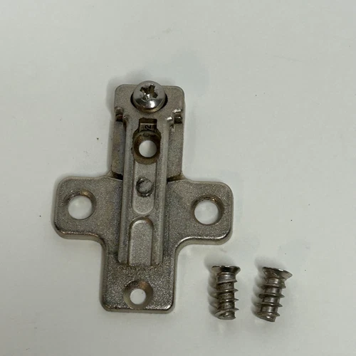 GRASS Cabinet Hinge Mounting plate Fits 1800-63 1000 Series Clip w/ Screws