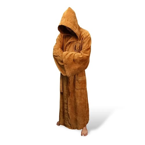 Men Bathrobe Jedi Sith Hooded bathrobe Cloak Star war Soft Dressing Gown UK - Picture 6 of 8