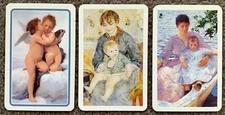 .Vintage swap playing cards artist painting ladies child