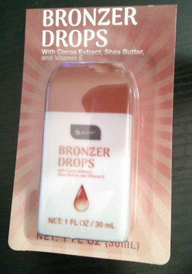 NEW BRONZER lip drops gloss with cocoa extract shea butter & vitamin E