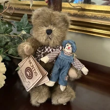 Boyds Bears RUSTY MCSCARECROW #95027CB Plush 8” Cracker Barrel w/Rag Doll