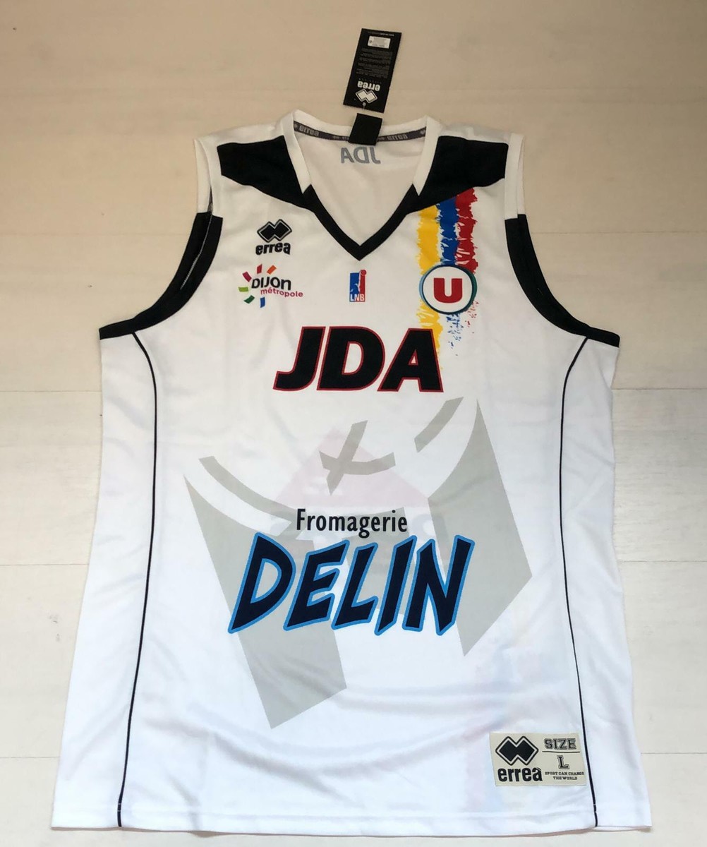 B159 ERREA JDA DIJON BASKET 1° CANOTTA GARA Jeanne d'Arc Dijon