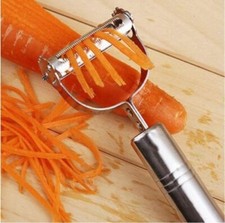 Heavy Duty Chrome Alloy Kitchen Potato Peeler Fruit Vegetable Rapid Slicer UK