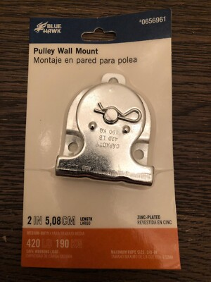 #ad #ad Blue Hawk Steel Corrosion Resistance Zinc Plated Rope amp; Chain Wall Mount Pulley $11.99