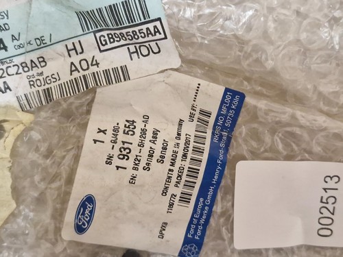 Ford Transit Mk8 Duratorq Exhaust Pressure Sensor 2014-2018 FWD 1931554 Genuine - Picture 7 of 12