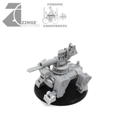 Zinge Industries Steampunk Walker Mobile Waffenplattform x3 und Waffen X3 S-ART10 A