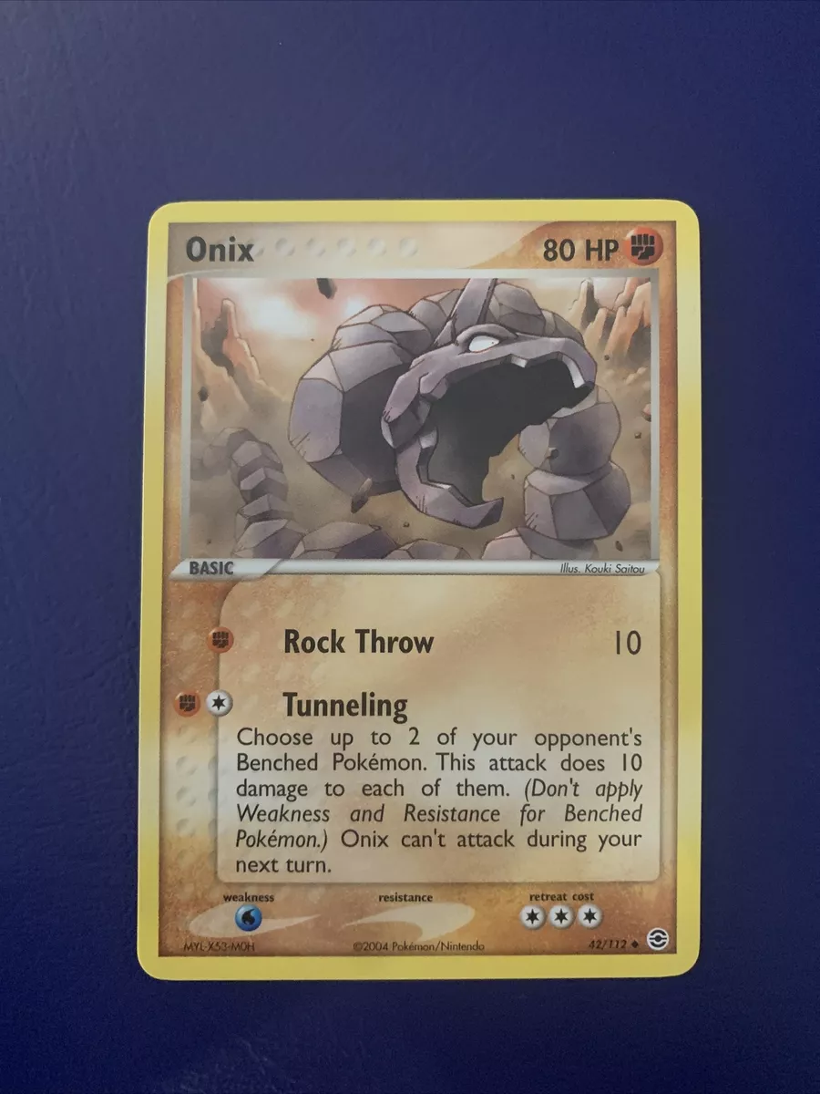 Onix RG 42  Pokemon TCG POK Cards