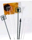 Green Clear White - Card Holders Cardette Display Flower Florist Bouquet Craft