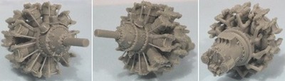 1:48 Pratt & Whitney R-2800 C (late) Double Wasp Engine - Resin - Vector 48-004