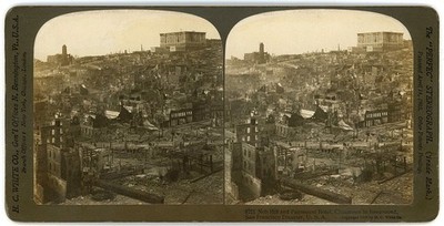 SAN FRANCISCO SV - Earthquake - Nob Hill - HC White c1906
