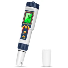 Ph Meter for Water 4 in 1 Ph EC TDS Temp Meter for Hydroponics PPM and EC Water