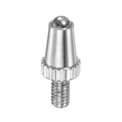 Dial Indicator Contact Point 2.5mm Dia HSS Ball Tip M2.5 Thread 8mm Length 3pcs