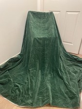 Vintage Velvet Curtains, Forest dark Green X Wide 105" W x 65 " L each