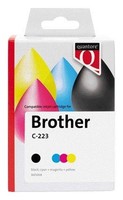 Quantore - Tintenpatronen-Alternative FüR LC-223 Schwarz + 3 Farben