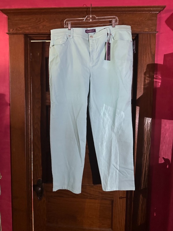 gloria vanderbilt amanda jeans 22w NWT Auqamarine