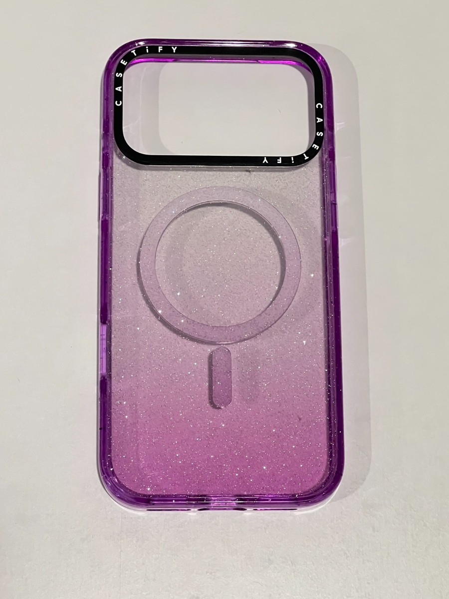 CASETiFY MagSafe対応 Impact Case CASETiFY Impact Case w/ Magsafe iPhone 17 Pro Max - Purple Glitter