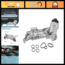 Engine Oil Cooler Adapter Assembly W Gaskets For Chevy Aveo Cruze Sonic Trax 1.