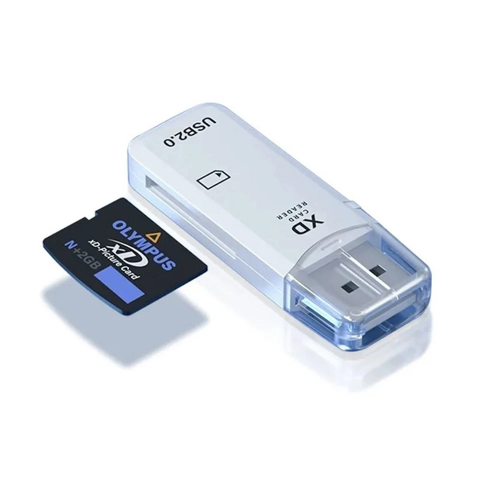 XD Card Reader Photos Memory Adapter + USB C Converter for Olympus Fuji Cameras# - Image 2 of 4