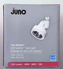 Juno Trac-Master T254L LED Cylindra Track Light White 1551 Lumens NEW