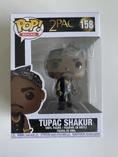 FUNKO POP VINYL ROCKS MUSIC 2PAC #158 TUPAC SHAKUR MIB W/ PROTECTOR RAP HIP HOP