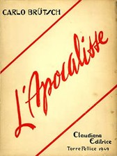 L'apocalisse. Claudiana Editrice. [Library Binding] Carlo brutsch