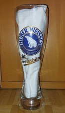 HUBER WEISSES Wei&szlig;bierglas 1 liter