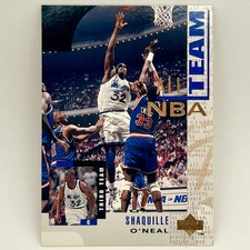 1994-95 Upper Deck All-NBA Team Insert Shaquille O'Neal #23 Orlando Magic HOF NM