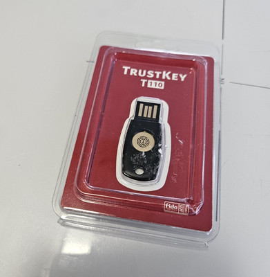TRUSTKEY T110 USB Security Key Flash Drive, Black, Model T110 MPN eTA110