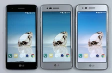 LOT OF 3 x UNLOCKED / T-MOBILE LG ARISTO 4G VoLTE Android Smart Cell Phones