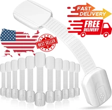 SKYLA HOMES Baby Locks (8-Pack) Child Safety Cabinet Proofing - Safe Quick and E