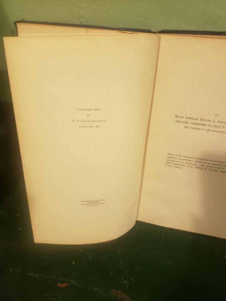 On a Destroyer's Bridge By Holloway H Frost 1930 United States Naval Institute - Image 2 of 4
