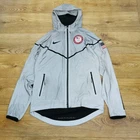 Nike 2012 Olympic Team USA Jacket Windrunner Mens M Medium Grey Reflective